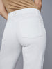 Riley Boyfriend Straight - White Distressed