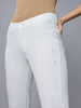 Riley Boyfriend Straight - White Distressed
