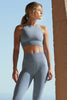 Seamless High Neck Bra - Heather Nebula