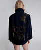 Crystal Rock N Roll Recycled Denim Jacket- Fox Black
