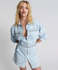 Olivia Dress - Blue Latte