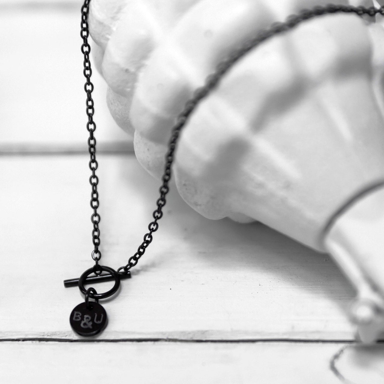 Charm Necklace - Titanium