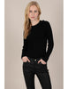 Knitted Crew Neck Sweater - Black w/ Bow (Mommy & Me option)