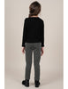 Knitted Crew Neck Sweater - Black w/ Bow (Mommy & Me option)