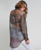 Dilema Sheer Utility Shirt- Animal