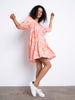Weekender Babydoll Dress- Melon Field
