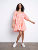 Weekender Babydoll Dress- Melon Field