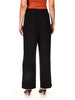 Side Slit Wide Leg Pants - Black