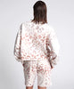 OTS Commuter Crop Sweater- Pink Animal