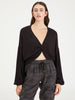 Plot Twist Knit Top - Black