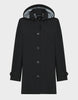 Grin Trench Coat - Black
