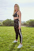 Intent Eco Jersey HW Legging- Black Camo Print