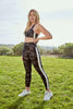 Intent Eco Jersey HW Legging- Black Camo Print