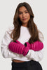 Elsa Puffer Mitten - Fuchsia