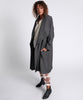 Herringbone Blanket Coat- Grey