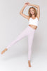 Metta Ribbed Legging-Rose Quartz