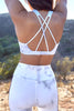 Studio Sports Bra w/ Tape- Lunar Print
