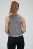 More Soul Crop Tank - Heather Grey