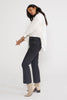 Josie High Rise Crop Flare - Obsidian