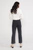 Josie High Rise Crop Flare - Obsidian