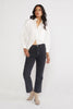 Josie High Rise Crop Flare - Obsidian
