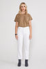 Josie High Rise Crop - Vintage White