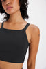 Mia High Neck Bra - Black
