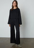 Livi Satin Viscose Pants- Black