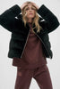 Marina Short Length Faux Fur- Black