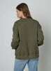 Melody Autumn Fleece LS Top- Aloe