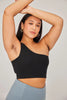 Bianca One Shoulder Bra - Black