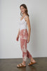 Nissa Tie Dye Fleece Pant - Rose