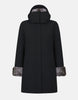 Smeg Hooded Parka w/ Faux Fur Lining - Black