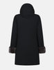 Smeg Hooded Parka w/ Faux Fur Lining - Black