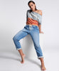 Luxe Stretch Shabbies Drawstring BF- Pacifica