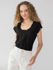 Traveler Twist Tee- Black