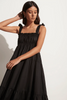 Bellamy Midi Dress- Black