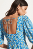 Fontane Mini Dress - Lou Floral Blue