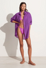 Monita Shirt Dress - Violet