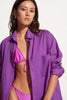 Monita Shirt Dress - Violet