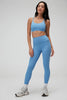 Renew HW 7/8 Rib Legging- Vivid Blue