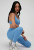 Renew HW 7/8 Rib Legging- Vivid Blue