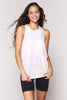 Sg Script Movement Open Back Tank - Seashell Tie Dye