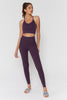 Icon T-Back Sports Bra- Blackberry