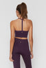 Icon T-Back Sports Bra- Blackberry