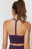 Icon T-Back Sports Bra- Blackberry
