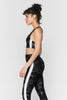 Studio Sports Bra w/ Tape- Black Camo Print