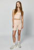 Seamless Ruffle Biker Short - Dusk Pink