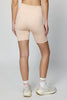 Seamless Ruffle Biker Short - Dusk Pink