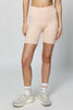 Seamless Ruffle Biker Short - Dusk Pink